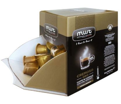 Picture of CAFFE CAPSULE NP 100pz CREMOSO - (compatibile Nespresso) MUST