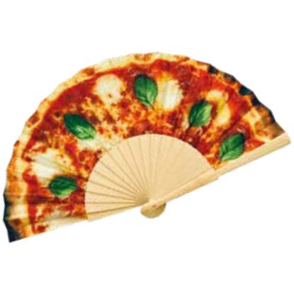 Immagine di VENTAGLIO diam.42cm 12pz IN LEGNO colori assortiti