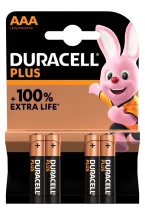 Immagine di BATTERIE DURACELL PLUS MINISTILO MN2400 1.5v 4x1pz PLUS POWER