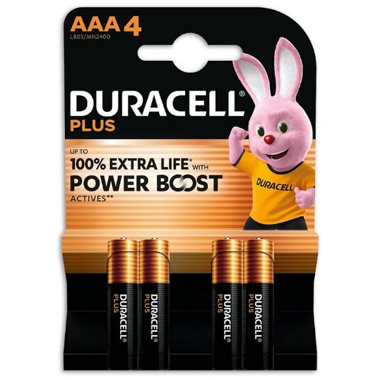 Immagine di BATTERIE DURACELL PLUS MINISTILO MN2400 1.5v 4x1pz PLUS POWER