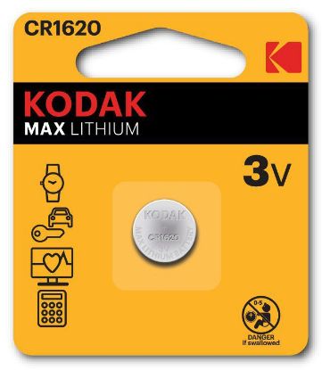 Immagine di PASTIGLIE KODAK 1620 3v 1 x2pz - LITHIUM