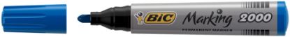 Immagine di MARCATORE BIC PERMANENT 12pz BLU P. TONDA MARKING 2000