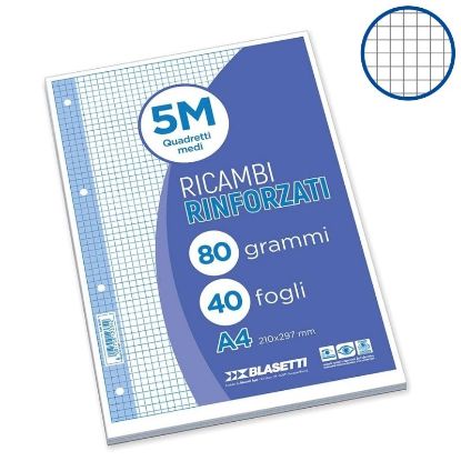 Picture of RICAMBI A4 80gr 5mm RINFORZATI 40f