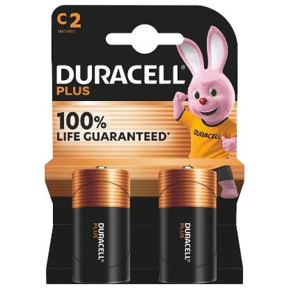 Immagine di BATTERIE DURACELL PLUS C 1/2 TORCIA MN1400 1.5v 2x1pz PLUS POWER