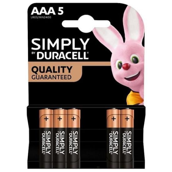 Immagine di BATTERIE DURACELL SIMPLY MINISTILO MN2400 1.5v 5x1pz