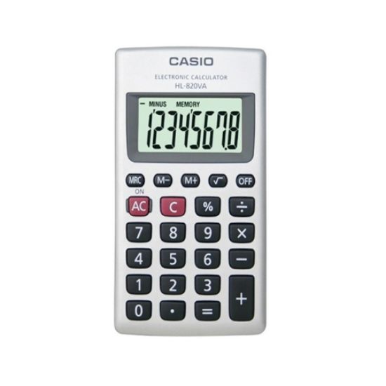 Immagine di CALCOLATRICE CASIO TASCABILE HL820 1pz
