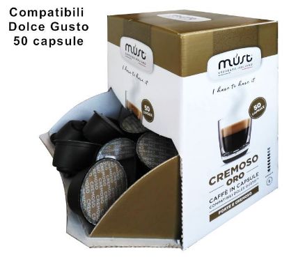 Immagine di CAFFE CAPSULE DG 50pz CREMOSO - (compatibile Dolce Gusto) MUST