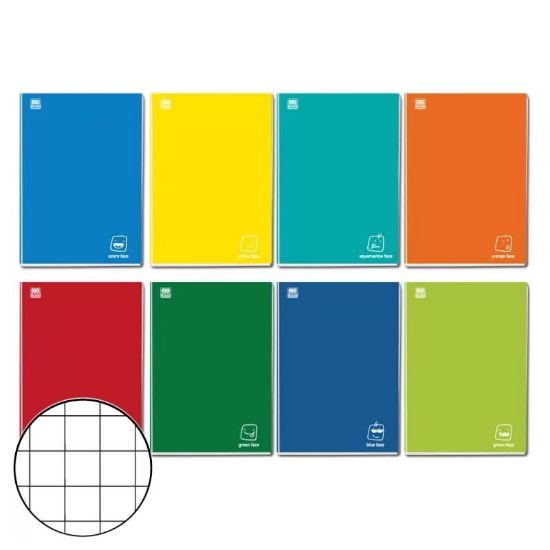 Immagine di QUADERNI MAXI TINTA UNITA 10mm 100gr - 10pz 21x29cm A4