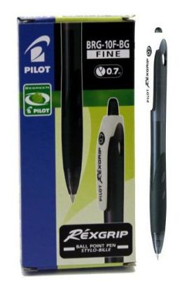 Immagine di PENNA SFERA PILOT REXGRIP NERO SCATTO 0,7mm 10pz