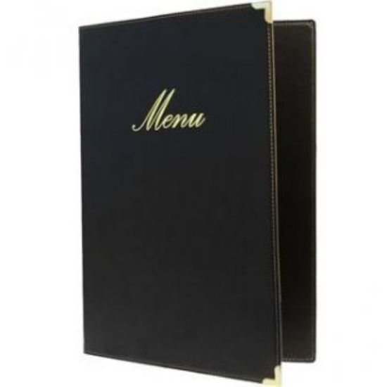 Immagine di PORTA MENU' GRANDE SKAY NERO 23X32 8FG - 1pz