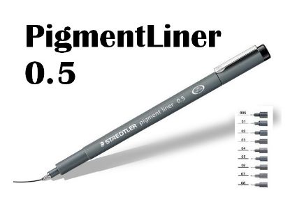 Immagine di PENNA PIGMENTLINER 0,5 10PZ STAEDTLER PENNARELLO