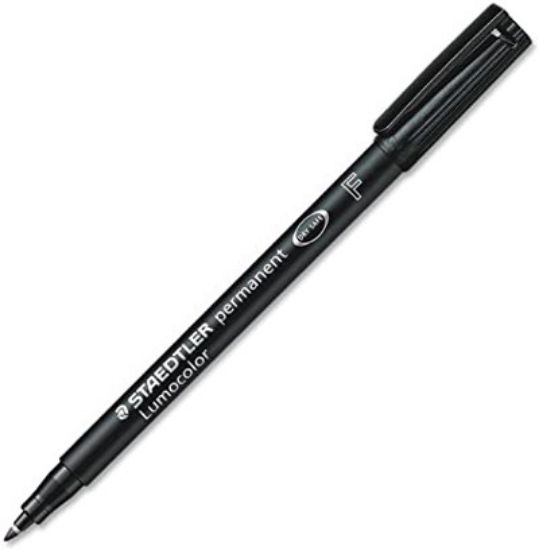 Immagine di PENNA LUMOCOLOR 317 NERO 10pz FINE PENNARELLO STAEDTLER