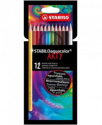 Picture of PASTELLI STABILO 12 COLORI AQUACOLOR CONF. CARTONE