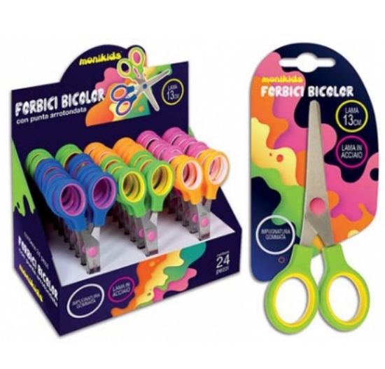 Immagine di FORBICINE SICUREZZA PER BAMBINI 24pz COLORI ASSORTITI