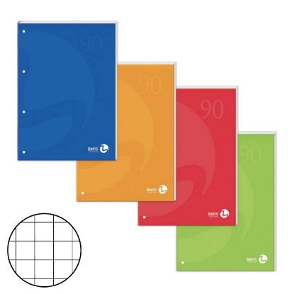 Picture of QUADERNI QUABLOCK BM A4 10M 10pz Blocco collato 90gr
