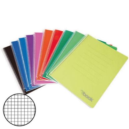 Picture of QUADERNI MAXI TINTA UNITA SPIRALE 4mm 5pz 140fg - 21X29 A4 FORATI - UNIVERSITA