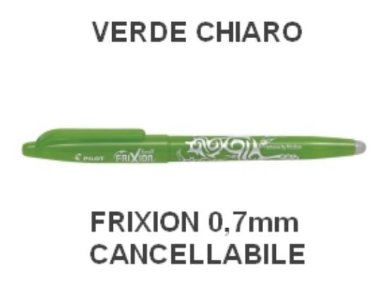 Immagine di PENNA SFERA PILOT FRIXION 0,7mm CANCELLABILE 12pz VERDE CHIARO