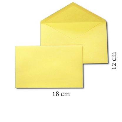 Picture of BUSTA LETTERA 12x18cm FORMATO COMMERCIALE 500pz GIALLO POSTA
