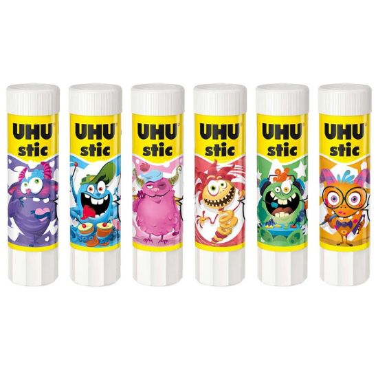 Immagine di COLLA STICK 21gr 12pz MEDIA - UHU RENATURE MEDIA