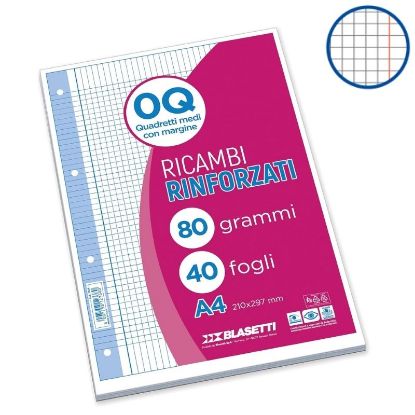 Picture of RICAMBI A4 80gr 0Q RINFORZATI 40f