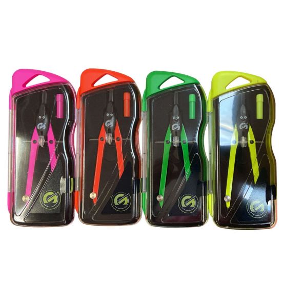Immagine di COMPASSO BALAUSTRONE GEOMETRICA FLUO 1pz COLORI ASSORTITI