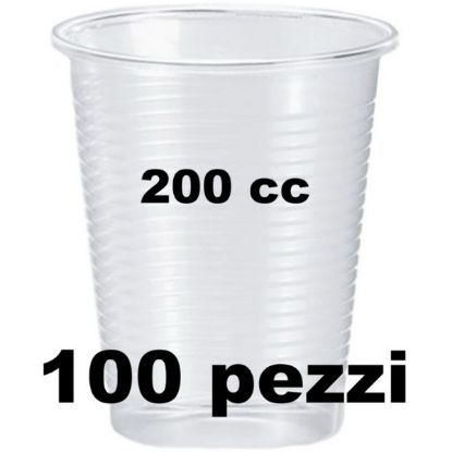 Immagine di BICCHIERI BEVANDE FREDDE 200ml 100pz TRASPARENTI