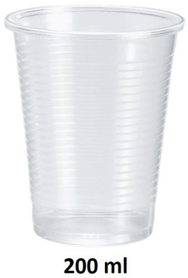 Immagine di BICCHIERI BEVANDE FREDDE 200ml 100pz TRASPARENTI PLA ECOKAY