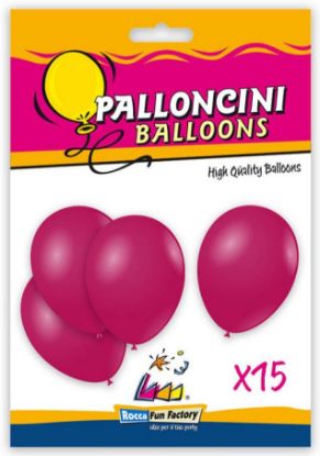 Immagine di PALLONCINI COLOR 15pz 30cm FUCSIA