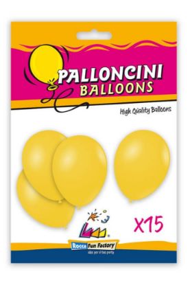 Immagine di PALLONCINI COLOR 15pz 30cm GIALLO