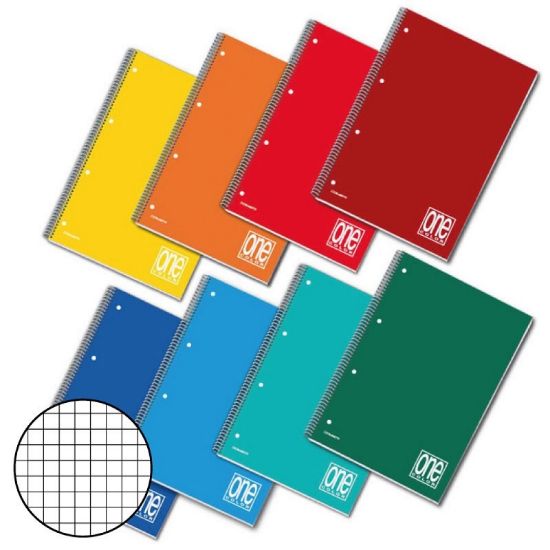 Picture of QUADERNI MINI SPIRALE 5mm 15X21 A5 5pz T.U. NO FORI