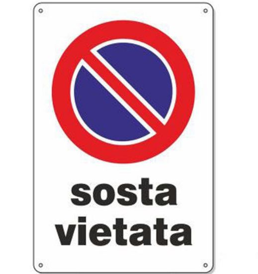 Picture of TARGA 20X30 SOSTA VIETATA