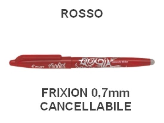 Immagine di PENNA SFERA PILOT FRIXION 0,7mm CANCELLABILE 12pz ROSSO