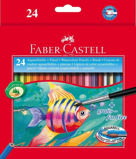 Immagine di PASTELLI FABER CASTELL 24 COLORI ACQUARELLABILI 1pz