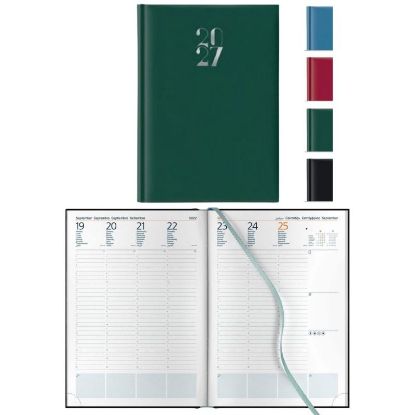 Immagine di AGENDA SETTIMANALE A4 GOMMATO 1pz - COLORI ASSORTIITI