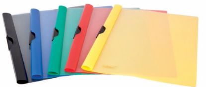 Immagine di CARTELLA M/200 5D 22,5x31cm 5pz CON CLIP LATERALE COLORI ASSORTITI