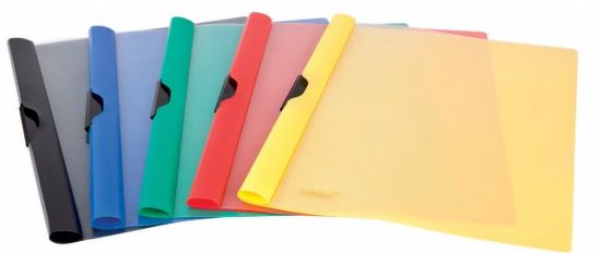 Immagine di CARTELLA M/200 5D 22,5x31cm 5pz CON CLIP LATERALE COLORI ASSORTITI