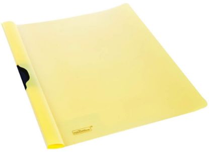 Immagine di CARTELLA M/200 5D 22,5x31cm 5pz CON CLIP LATERALE GIALLO