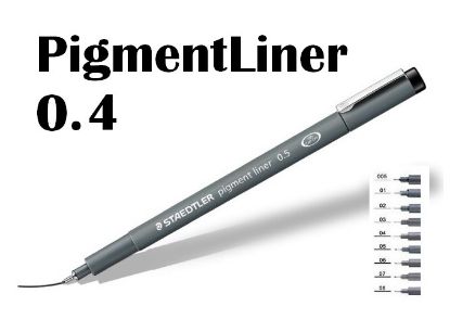 Immagine di PENNA PIGMENTLINER 0,4 10PZ STAEDTLER PENNARELLO