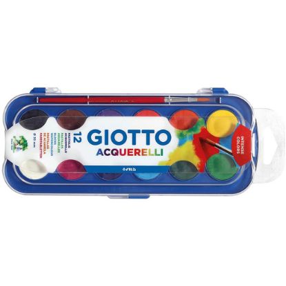 Immagine di ACQUARELLI GIOTTO FILA 12 COLORI 10pz