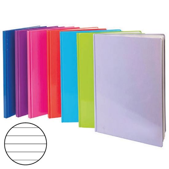 Immagine di QUADERNI MAXI COPERTINA RIGIDA 1R 21X29 A4 5pz - 100 FOGLI