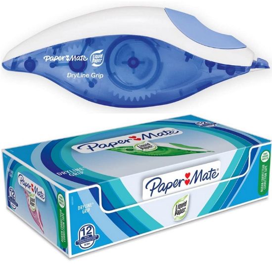 Immagine di CORRETTORE ROLLER 12pz DRYLINE GRIP - PAPER MATE