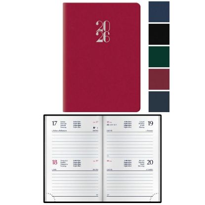 Immagine di AGENDA BIGIORNALIERA 6,5X10cm GOMMATO TASCABILE COLORI ASSORTITI