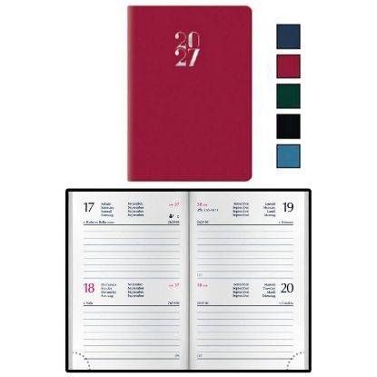 Immagine di AGENDA BIGIORNALIERA 6,5X10cm GOMMATO TASCABILE COLORI ASSORTITI