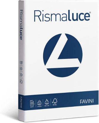 Immagine di CARTA A4 21x29 100g 300fg RISMALUCE 1pz BIANCO FAVINI