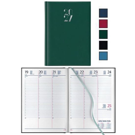 Immagine di AGENDA SETTIMANALE 17X24 GOMMATO COLORI ASSORTITI