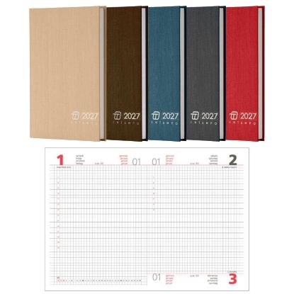 Immagine di AGENDA GIORNALIERA 15x21cm QUADRETTI COLORI ASSORTITI