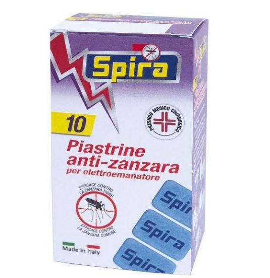 Immagine di ANTIZANZARE SPIRA PIASTRINE  ELETTROEMANATORE RICARICHE 10pz PIASTRINE