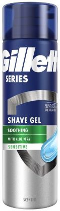 Immagine di SCHIUMA DA BARBA GILLETTE SERIES GEL 75ml MINI PELLI SENSIBILI