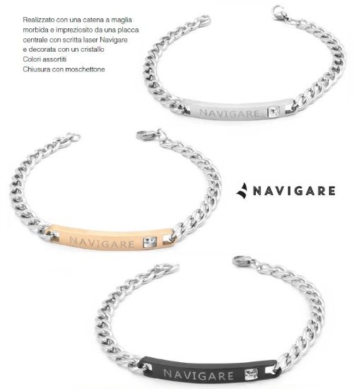 Immagine di BRACCIALE UOMO NAVIGARE 3pz ASSORTITI + SCATOLA REGALO (promo senza shopper)