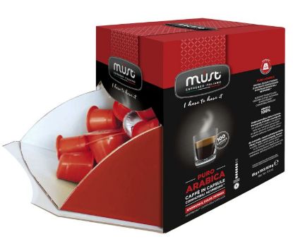 Immagine di CAFFE CAPSULE NP 100pz ARABICA PURA - (compatibile Nespresso) MUST